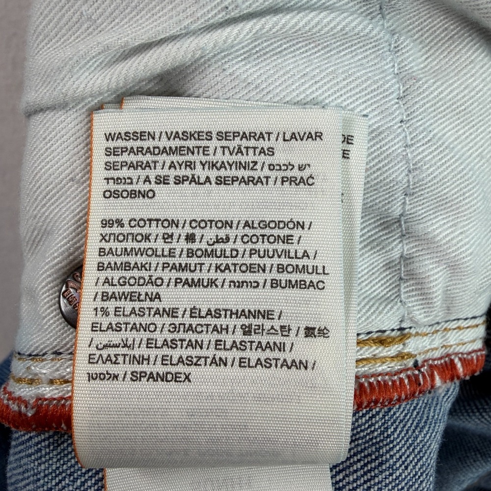 Superdry Mens Japanese Selvedge Jeans 32x32 Distressed Skinny Denim - Picture 16 of 16